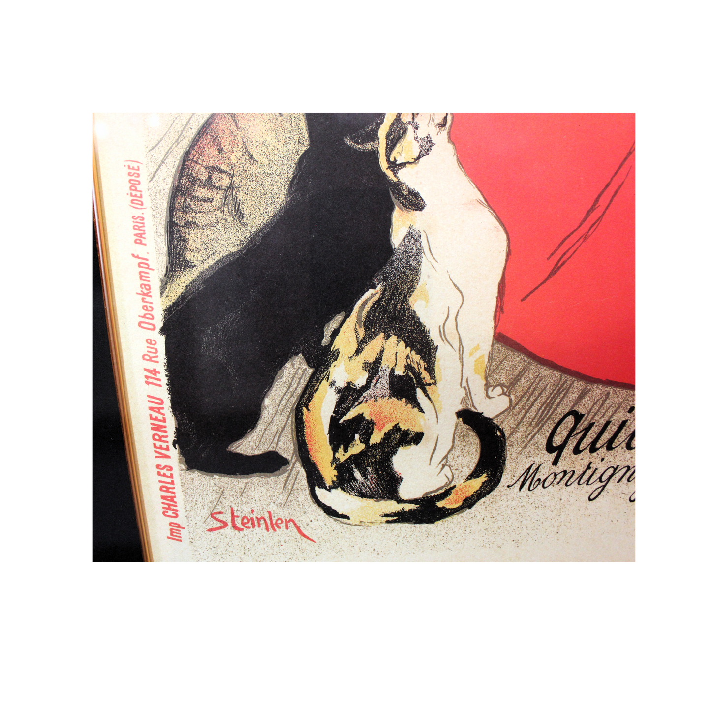 Unsigned 'Lait Pur de la Vingeanne Sterilise' Steinlen Poster