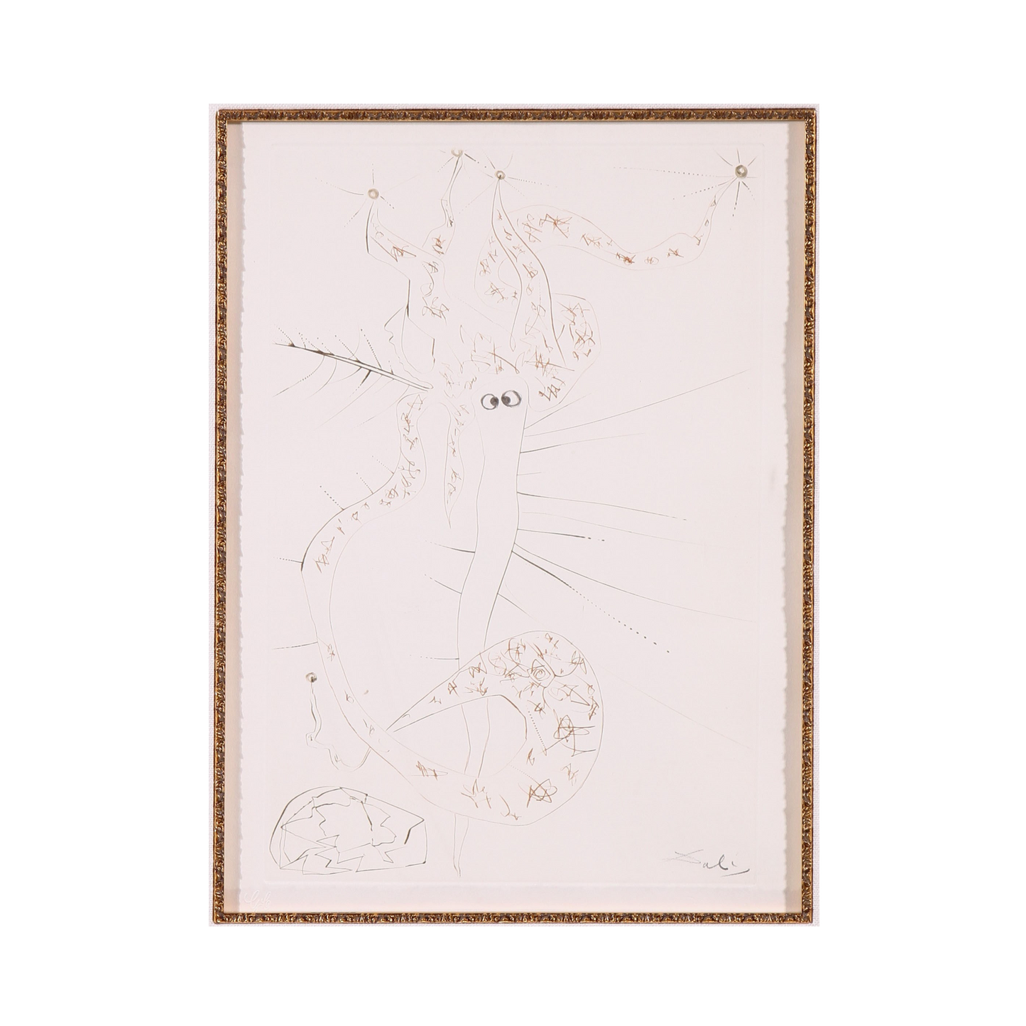 Salvador Dali 'Tristan Le Fou' Tristan Et Iseult Portfolio