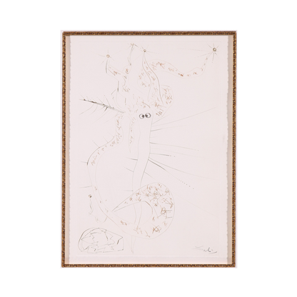 Salvador Dali 'Tristan Le Fou' Tristan Et Iseult Portfolio
