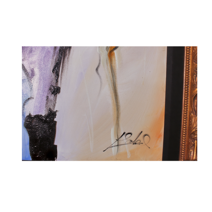 Alfred Gockel 'Violet Obsession' Original Painting