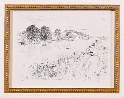 James Abbott McNeill Whistler 'Sketching No. 1' - Centaur Art Galleries