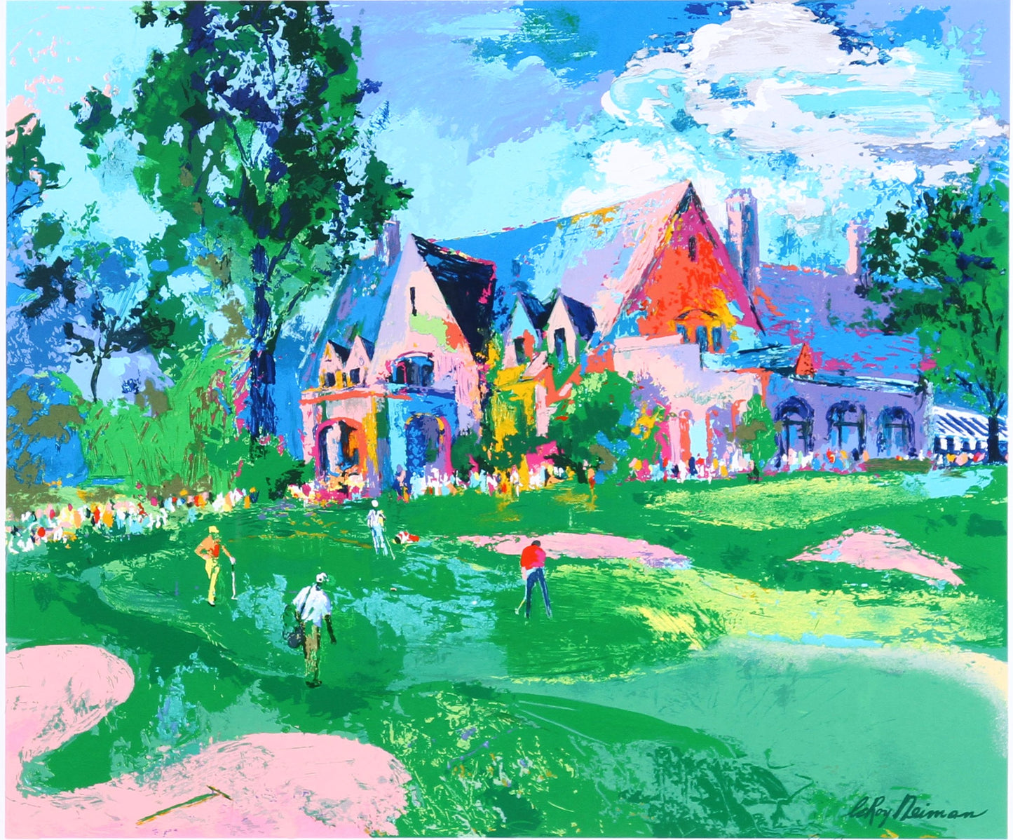 LeRoy Neiman 'Winged foot'