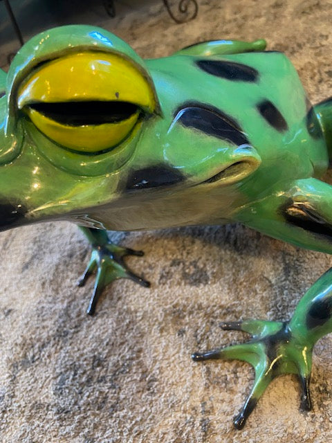 Brian Arthur 'Jeremiah Frog' Bronze Sculpture (Lg) - Centaur Art Galleries