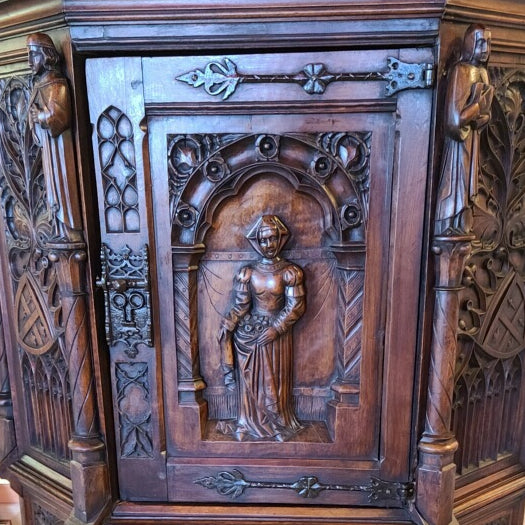 Gothic Revival Cabinet - Centaur Art Galleries