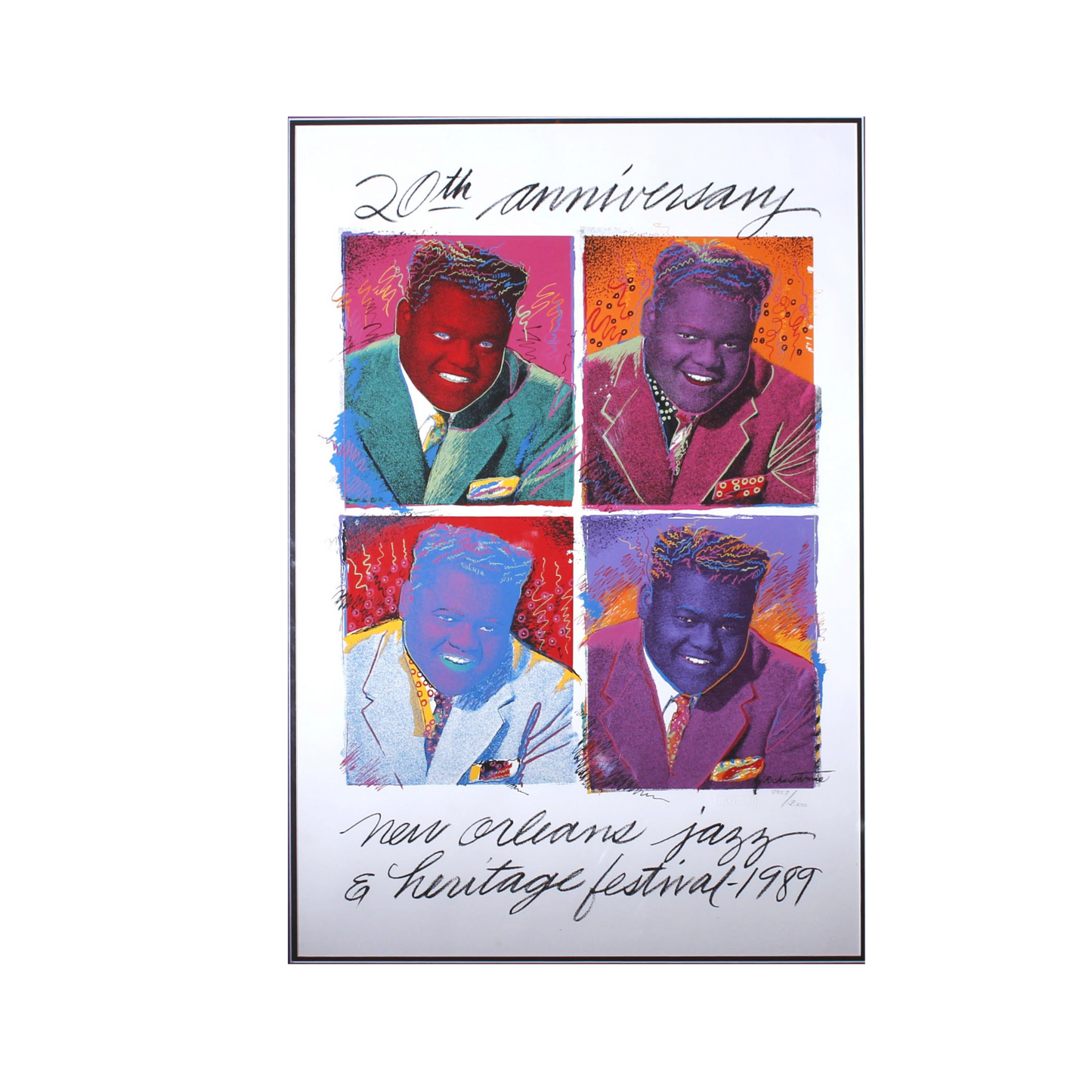 Ricard Thomas 'Fat Domino- New Orleans Jazz & Heritage Festival 20th Anniversary 1989'