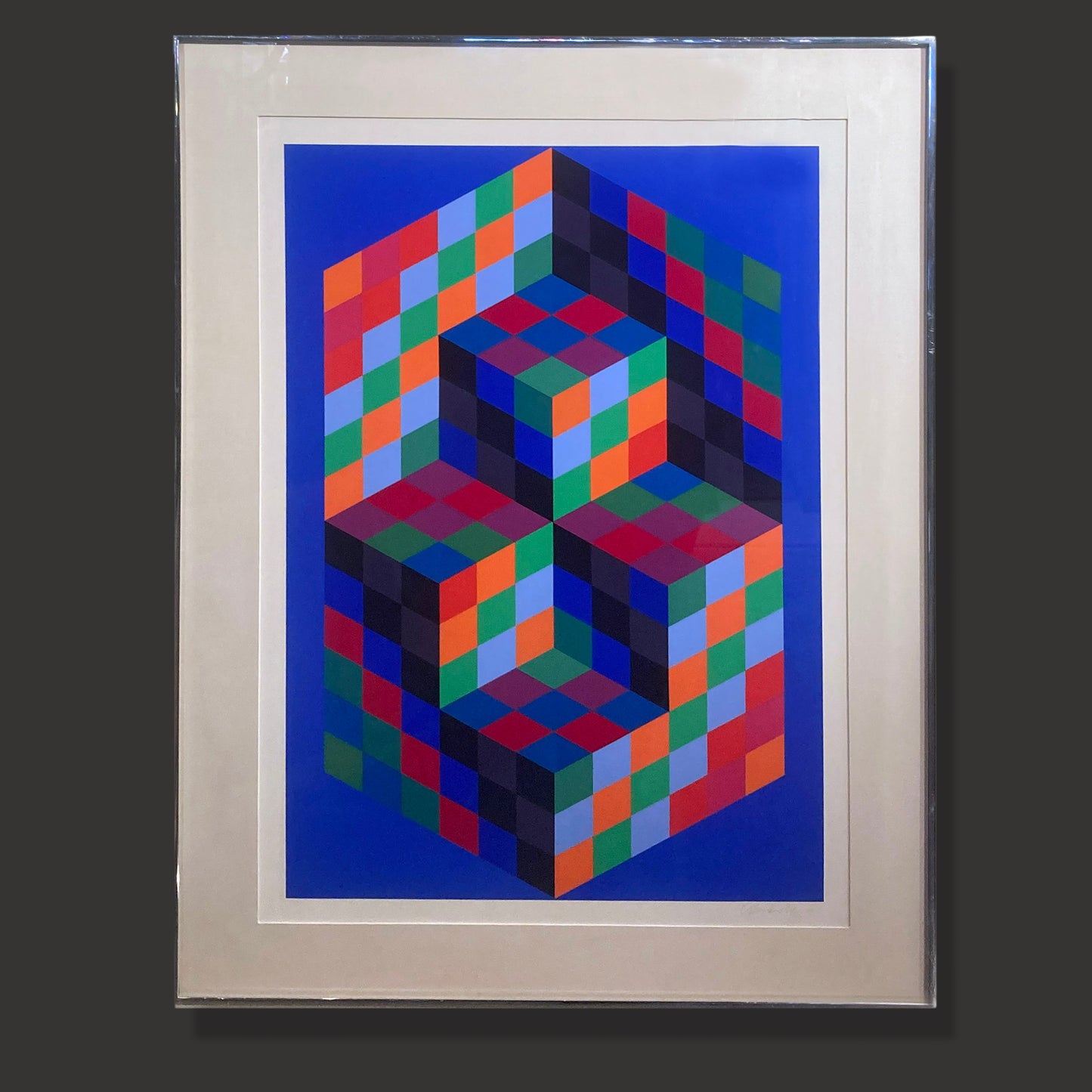 Victor Vasarely 'Cube Magic'