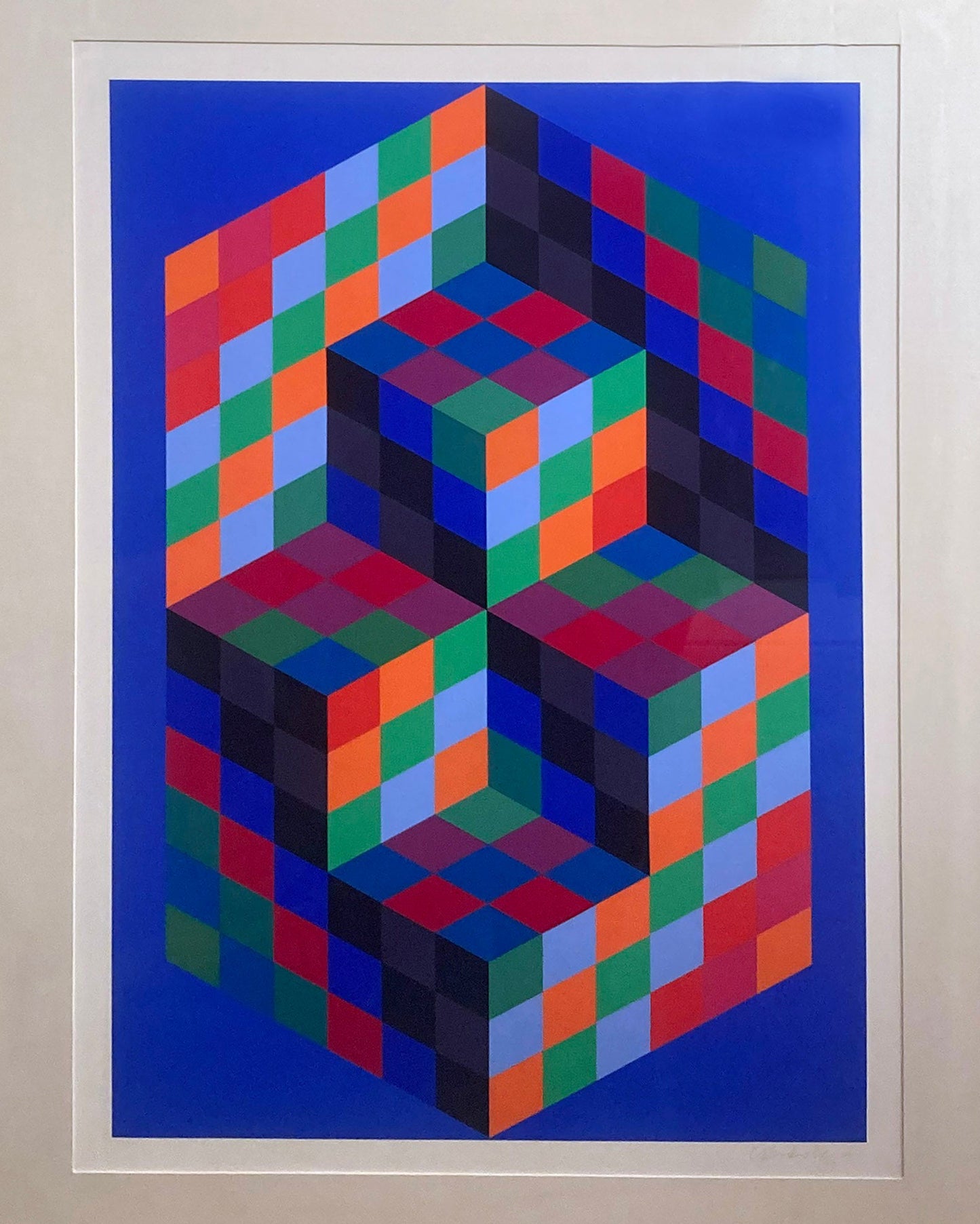 Victor Vasarely 'Cube Magic'